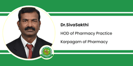 Interview Dr SivaSakthi HOD of Pharmacy Practice at Karpagam of Pharmacy